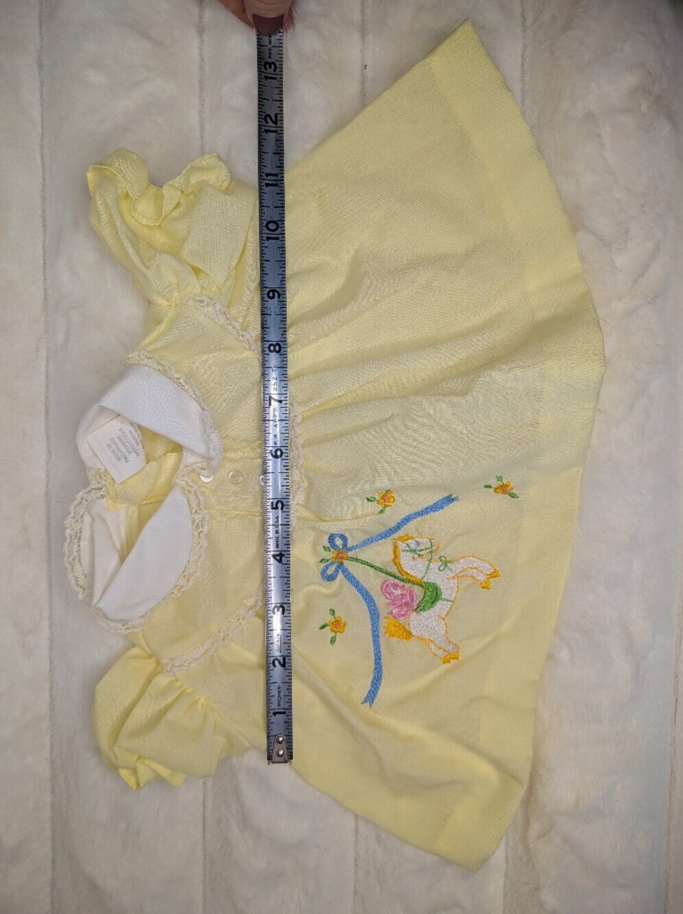 Vtg 1980s 2 Piece Merry Go Round Embroidered Infant Set - Picture 8 of 8